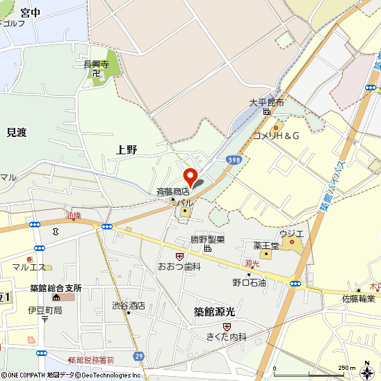 長谷川タイヤ興産(株)付近の地図